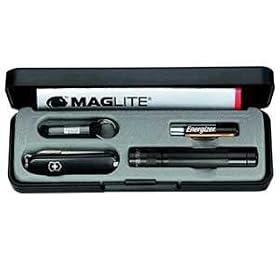 Maglite Black Solitaire w/Knife Cavity