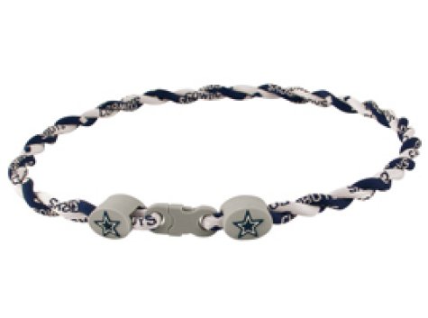 Dallas Cowboys Twist Titanium Necklace