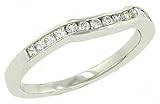 Channel Set Princess Cut and Round Diamond Band .24ct