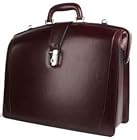 Bosca Old Leather Partners Briefcase With Strap Dark Brown