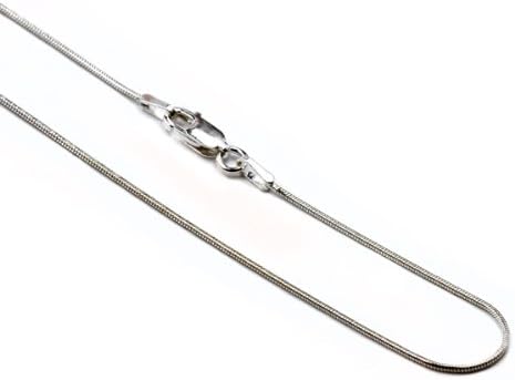 Sterling Silver Italian Snake Chain All Sizes in Inches 7,9,14,16,18,20,22,24,30