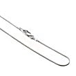 Sterling Silver Italian 1mm Snake Chain Size in Inches 18