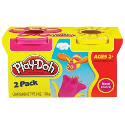 PLAY-DOH 2 PACK ASSORTMENT - PINK YELLOW
