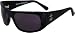 Tres Noir Shiny Black DEATH OR GLORY Sunglasses w/ Smoke Lens