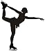 Figure Skating - 18"H x 16"W - Peel and Stick Wall Decal by Wallmonkeys