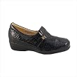 Women's Michelle Sandal in Black Croco Color: Black Croc, Size: 6