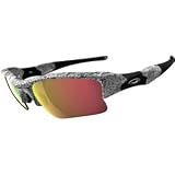 Oakley Flak Jacket XLJ White/Text-Positive Red Iridium