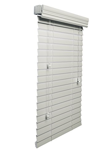 Lotus & Windoware 2-Inch Faux Wood Blind, 35 by 60-Inch, White