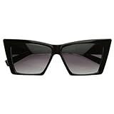 High Pointed Cat Eye Sunglasses Sharp Geometric Square Frame Cateyes