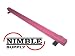 8ft Pink Suede Balance Beam