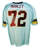 Dexter Manley Signed Washington Redskins White Throwback Jersey