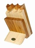 Review Sagetra  / Sanelli CNF063 Bamboo Knife Block for 12 Pcs.