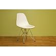 2 Isidora White Chairs With Wire Base By Wholesale Interiors