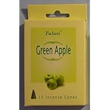 Green Apple - 15 Cones of Tulasi Incense