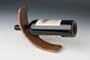 Curved Single Bottle Wood Stand - 9258