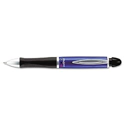 Paper Mate PhD MULTI 3-in-1 Retractable Ballpoint Pen/Pencil, Medium Point, Black/Red Ink (69072)