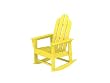 Recycled Sea Breeze Outdoor Patio Adirondack Rocking Chair - Sunshine Yellow