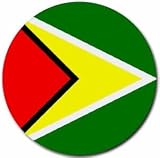 Guyana Flag Round Mouse Pad
