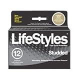 Lifestyles Studded Lubricated Latex Condoms - 12 Ea/Pack X 4 Pack