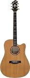 Hagstrom Elfdalia Dreadnought Acoustic-Electric Guitar Natural (Natural)