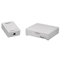 Actiontec MegaPlug 200 Mbps AV Powerline Ethernet Adapter and 4-Port Hub Kit
