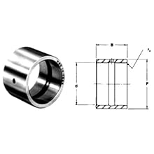 RBC Bearings Pitchlign IR7275C 1.25" Bore, 1.5" OD, 1.26" Width Inner Ring For Needle Roller Bearings