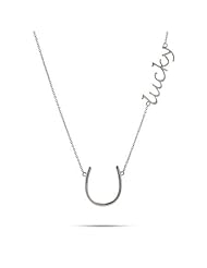 Sterling Silver Lucky Horseshoe Necklace
