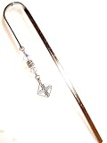 Swarovski Crystal Metal Charm Bookmark - Crytal AB