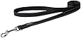 Rogz Utility Large 3/4-Inch Reflective Fanbelt 6-ft Long Fixed Dog Lead, Black