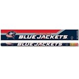 COLUMBUS BLUE JACKETS OFFICIAL LOGO PENCIL 6-PACK