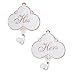 Shabby Chic His/Her Towel Hangers