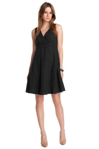 ESPRIT Damen Kleid (knielang) Regular Fit, D21778, Gr. 40 (L), Schwarz (black 001) Preisvergleich