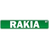 New  Rakia Street  Drink / Drunk / Drunkard Street Sign Drinks