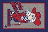 Mississippi (Ole Miss) Rebels 310x 54 Team Spirit Area Rug