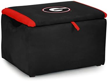 Kidz World Upholstered Storage Bench Toy Box University of Georgia