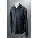 Callaway Golf DrySport Parameter Piped Long Sleeve Men's Polo Shirt - CX 16250 - Black