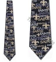 NEW ORLEANS SAINTS TIES SILK NECKTIES