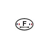 France Oval Decal