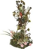 Dollhouse Miniature Birdhouse Garden Scene