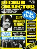 RECORD COLLECTOR MAGAZINE No. 83, Cliff Richard, Pink Floyd, Simple Minds