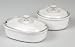 5PC WHT Casserole Set