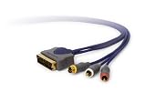 Techlink WiresNX - 2 x Phono Plugs + S-Video Plug To Scart Plug - 1.5m