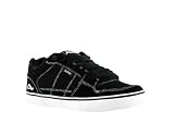 Adio Mens Riviera Skate Shoe,Black/White,9.5 M US