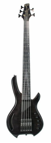 LightWave Saber Bass VL 5-String Fretless, Transparent Black