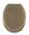 WC Sitz GRID Polyesterharz, chrome Metallscharniere Farbe silber 6191103