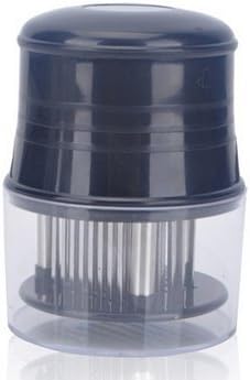 Meat Tenderizer 56 Blades Stainless Steel By Kitchen Experts with Free Cleaning Brush-for Beef Steak, Chicken, Fish, Pork, Barbeque, Grilling, Kitchen Tool, Kitchen Aid - Lifetime Guarantee, Black