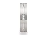 0.36 cts 6mm Comfort Fit Diamond Wedding Band - 14kt White or Yellow Gold
