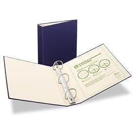 Recyclable Ring Binder With EZ-Turn Rings, 2 Capacity, Blue