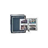 Pioneer ST400 3-Ring Memo Album 400 Pocket, Random Solid and Design Cover Colors