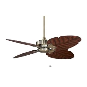 Fanimation Ceiling Fans FP7400AB Windpointe Four Blade Antique Brass Tropical Indoor Fan 52